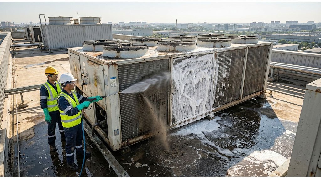 Quy Trình Vệ Sinh Dàn Nóng & Dàn Lạnh Công Nghiệp